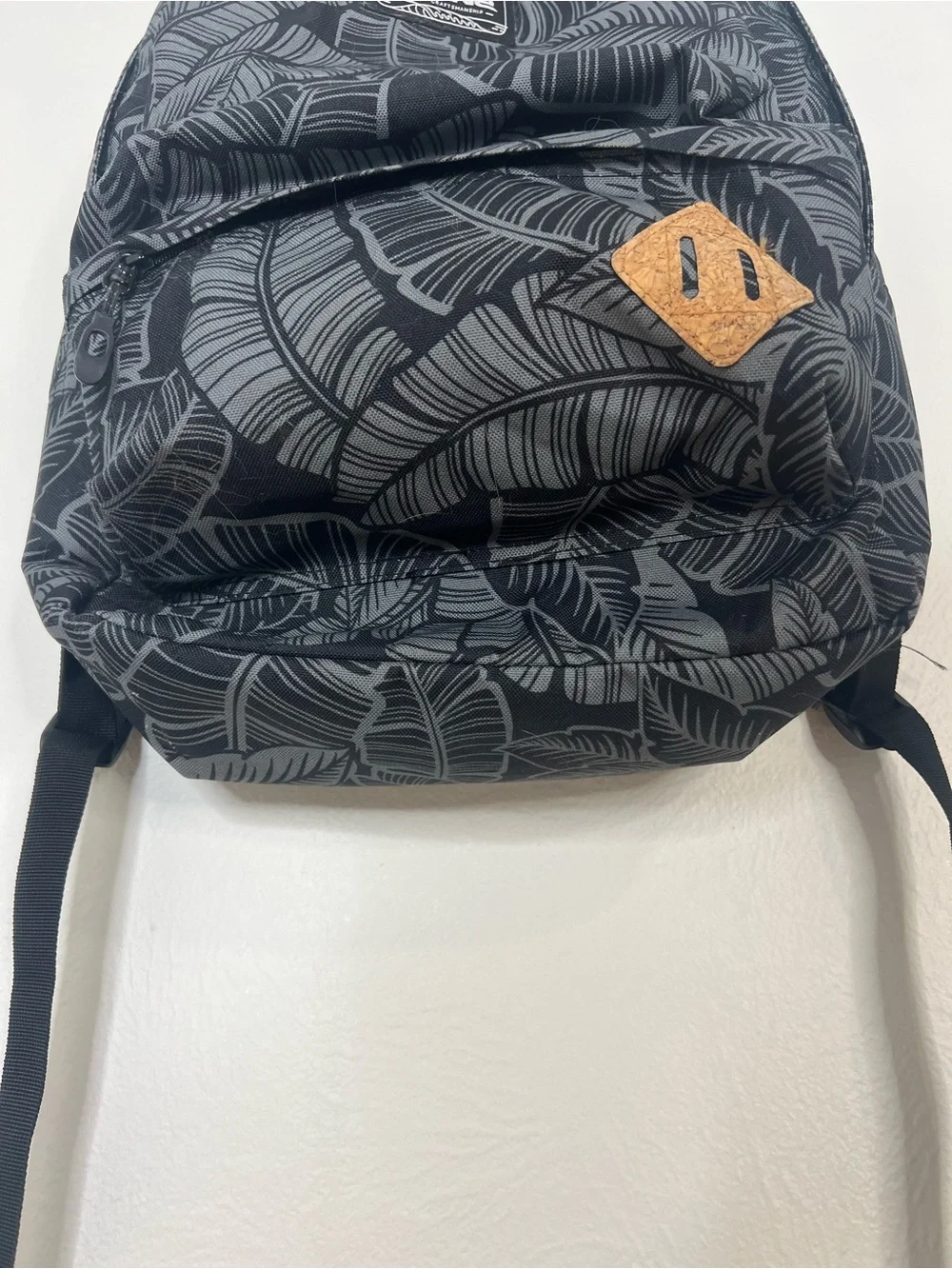 Dakine Black Leaf Print Backpack - Black